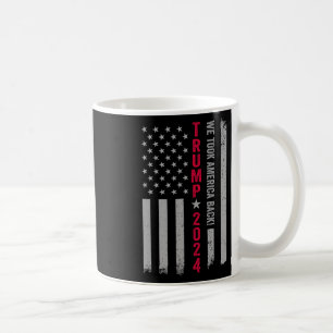 Trump 2024 Flag Victory J.d.vance Präsident 47 Tru Kaffeetasse