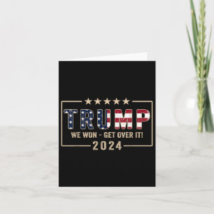 Trump 2024 Flag Victory J.d.vance Präsident 47 Tru Karte
