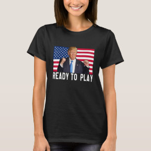 Trump 2024 Flagge 45 47 Wahl Save America Again T-Shirt