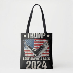 Trump 2024-Flagge: Holt Amerika zurück Männer Frau