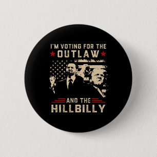 Trump 2024 Flaggengesetz Hillbilly J.d.vance 2024 Button