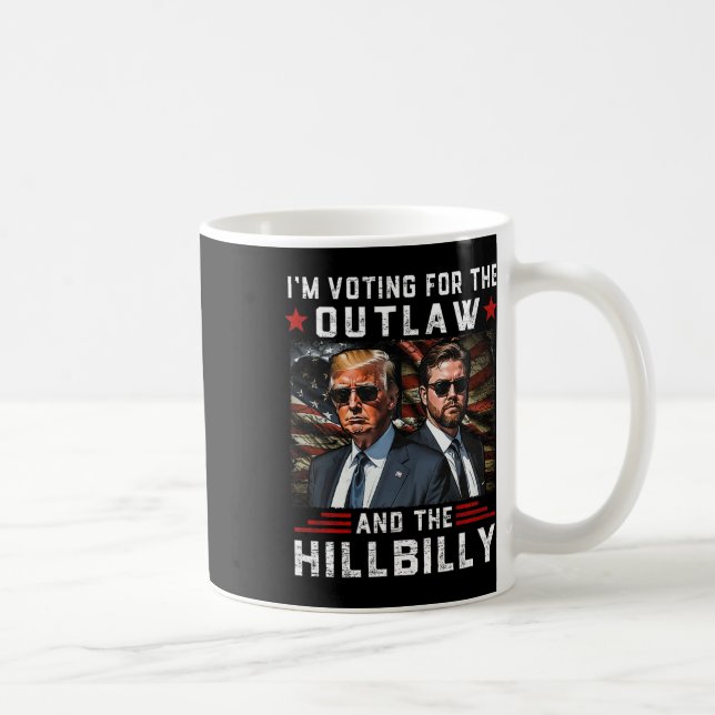 Trump 2024 Flaggengesetz Hillbilly J.d.vance 2024  Kaffeetasse (Rechts)