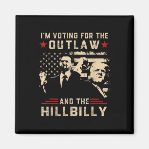 Trump 2024 Flaggengesetz Hillbilly J.d.vance 2024  Magnet