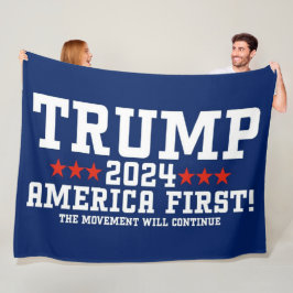 TRUMP 2024 FLEECEDECKE