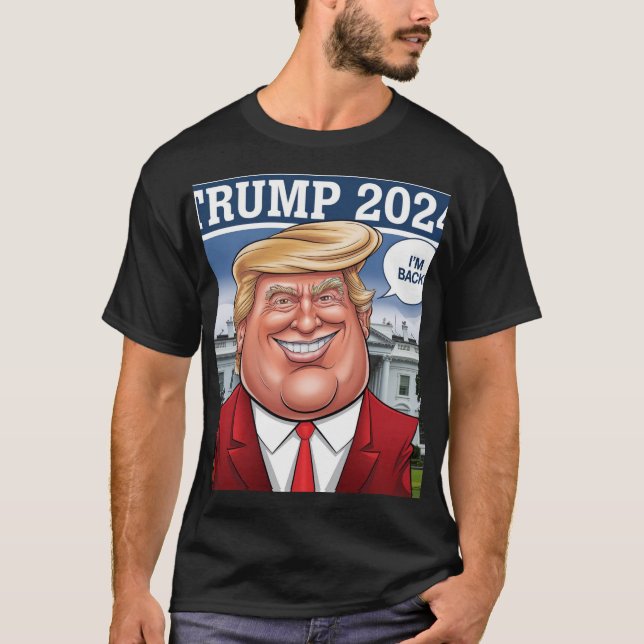 Trump 2024 Funny T-Shirt (Vorderseite)