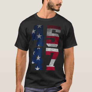 Trump 2024 für die Fahne von Präsident US T-Shirt
