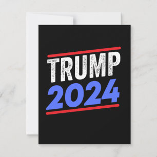 Trump 2024 für die Wahl von Präsident Donald Jr. M Save The Date