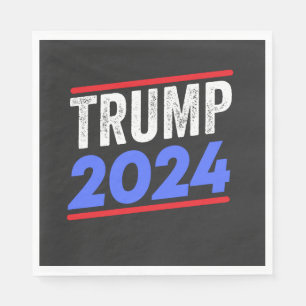 Trump 2024 für die Wahl von Präsident Donald Jr. M Serviette