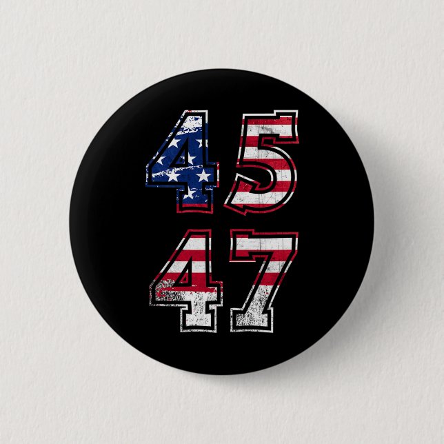Trump 2024 für Präsident Button (Vorderseite)
