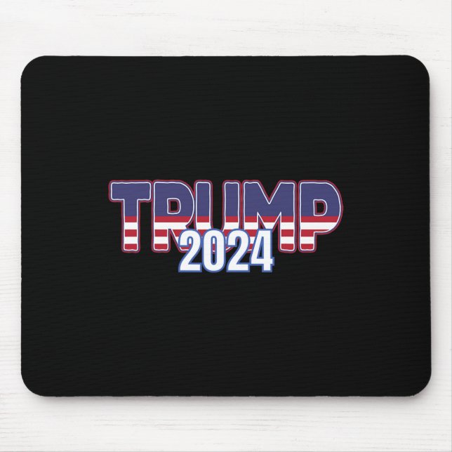 Trump 2024 für Präsident konservative Republikaner Mousepad (Vorne)