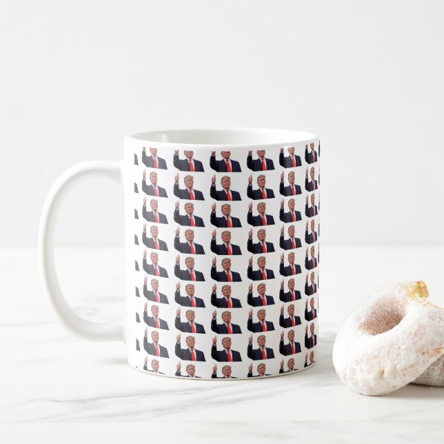 Trump 2024-Geschenk Kaffeetasse (Mit Donut)
