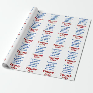 Trump 2024 geschenkpapier