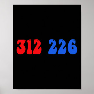 Trump 2024 Gewinner 312 Ergebnisse der amerikanisc Poster