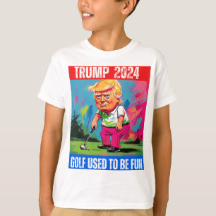 TRUMP 2024 GOLF HAT FRÜHER GEFUNDEN T-Shirt