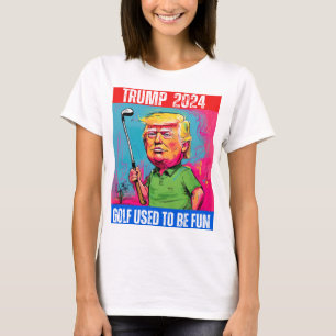 TRUMP 2024 GOLF HAT FRÜHER GEFUNDEN T-Shirt