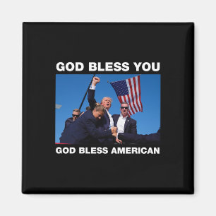 Trump 2024 Gott segne Sie - Gott segne Amerika Magnet