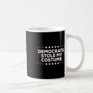 Trump 2024 Halloween-Kostüm, die Demokraten stahle Kaffeetasse