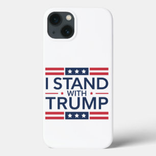 Trump 2024 Ich stehe mit Trump Unterstützer Präsid Case-Mate iPhone Hülle