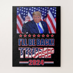 Trump 2024 Ich werde zurückkommen Puzzle