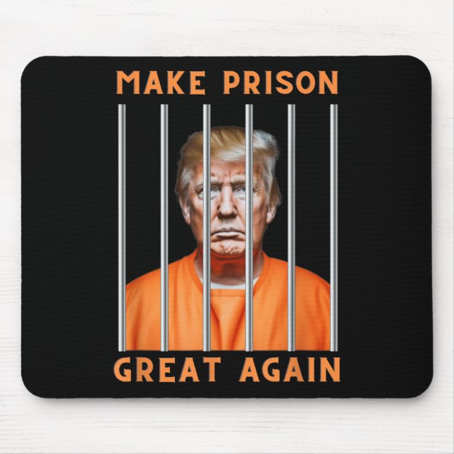 Trump 2024 im Gefängnis Mousepad (Vorne)