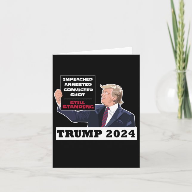 Trump 2024 immer noch Stehend Präsidentenwahl USA (Vorderseite)