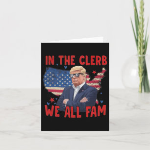 Trump 2024 in der Clerb We all Fam 45 47 Amerikane Karte