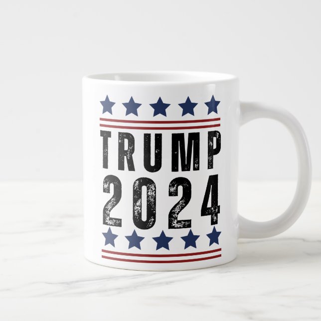 Trump 2024 Jumbo-Tasse (Rechts)