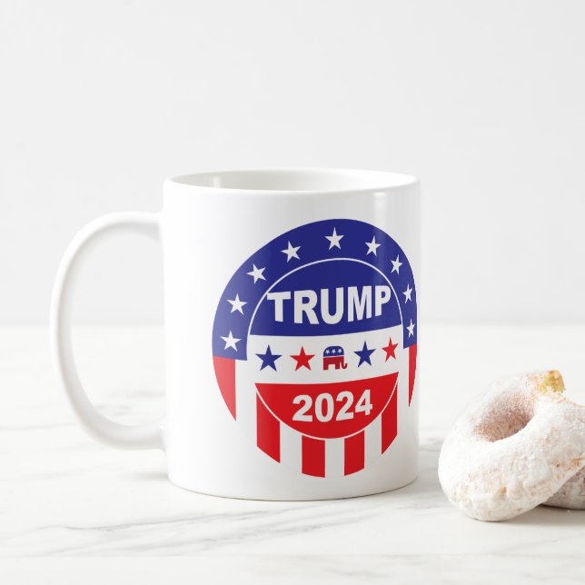 TRUMP 2024 KAFFEETASSE (Mit Donut)