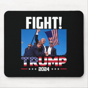 Trump 2024 Kampf Fist Kundgebung Trump Kundgebung  Mousepad