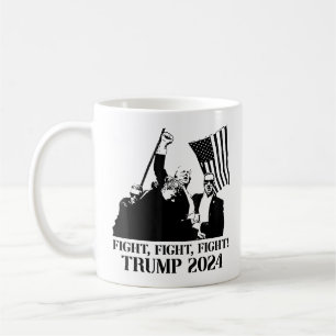Trump 2024: Kämpfe gegen Trump Kaffeetasse