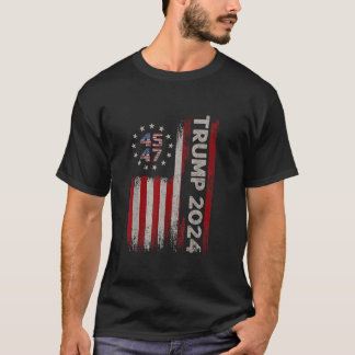 Trump 2024 kämpft gegen den Unterstützer amerikani T-Shirt