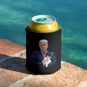 Trump 2024 Katze MAGA Lustige Trump Katze Dosenkühler