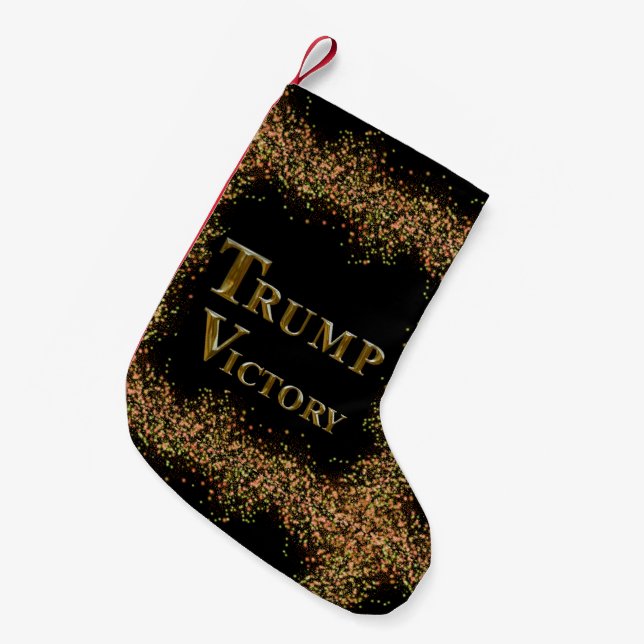 TRUMP 2024 KLEINER WEIHNACHTSSTRUMPF (Vorderansicht (hängend))
