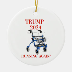 Trump 2024 läuft wieder? keramik ornament