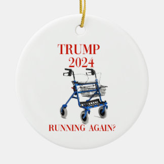 Trump 2024 läuft wieder? keramik ornament