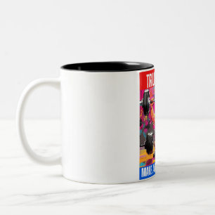 TRUMP 2024 MACHT AMERIKA STARK ZWEIFARBIGE TASSE