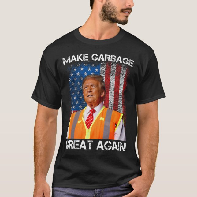 Trump 2024 macht den Müll wieder zum Gewitter für  T-Shirt (Vorderseite)
