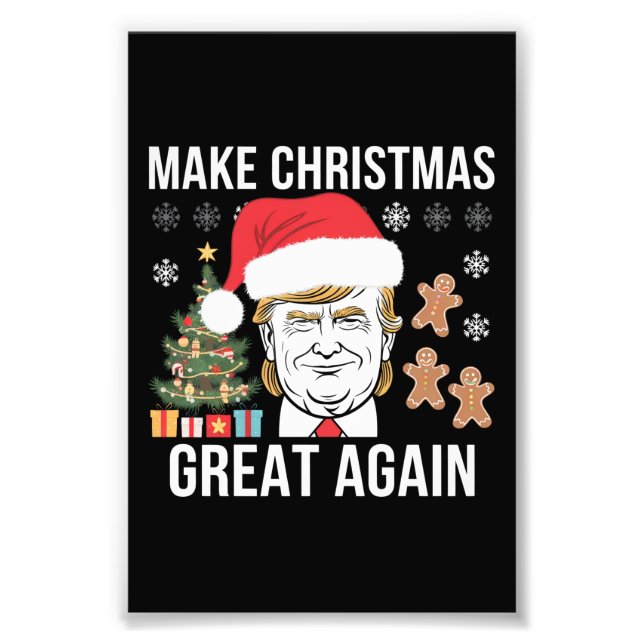Trump 2024 macht Weihnachten wieder zu einer großa Fotodruck (Vorne)