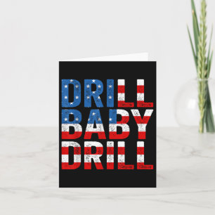 Trump 2024 Merch Drill Baby Drill Karte