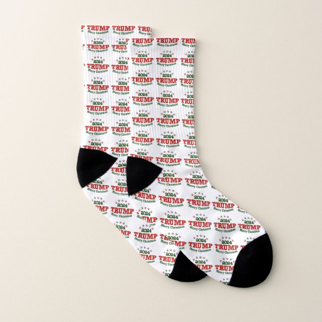 Trump 2024 Merry Christmas Socks Socken (Paar)