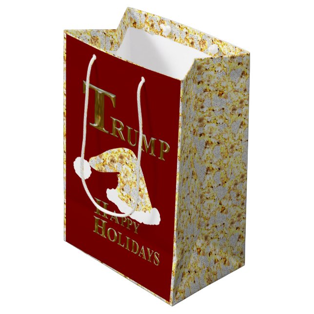 TRUMP 2024 MITTLERE GESCHENKTÜTE (Vorderseite Schrägansicht)