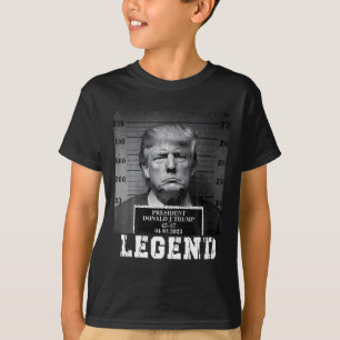 Trump 2024 Mugshot Präsident Legend Nehmen Amerika T-Shirt