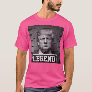 Trump 2024 Mugshot Präsident Legend T-Shirt