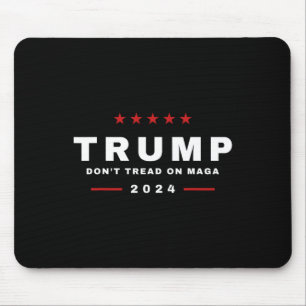 Trump 2024 nicht auf Maga-Schlange-Schlange stehen Mousepad