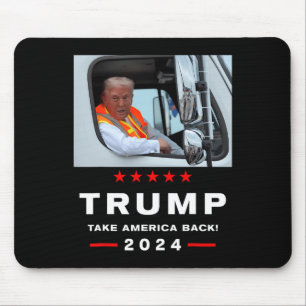 Trump 2024 nimmt Amerika auf seine Reise Trumps in Mousepad