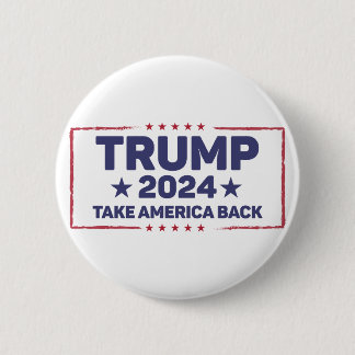 Trump 2024 nimmt Amerika zurück Button