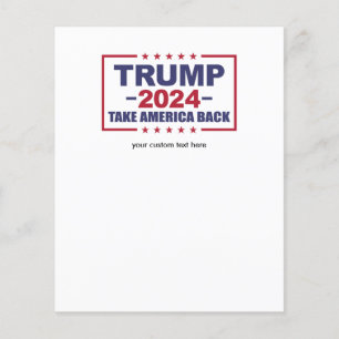 Trump 2024 nimmt Amerika zurück Flyer