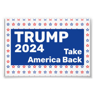Trump 2024 nimmt Amerika zurück Fotodruck