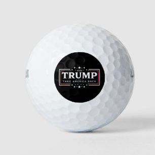 Trump 2024 nimmt Amerika zurück Golfball