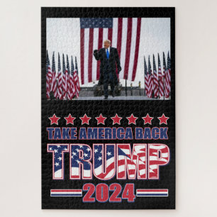 Trump 2024 nimmt Amerika zurück Puzzle